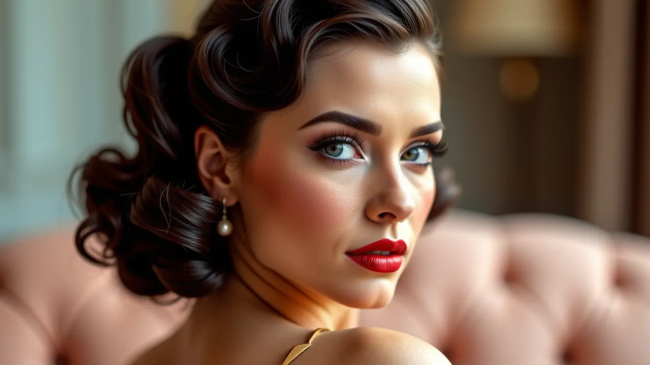 Fryzury Damskie z Lat 30.: Fale Glamour i Upięcia Retro