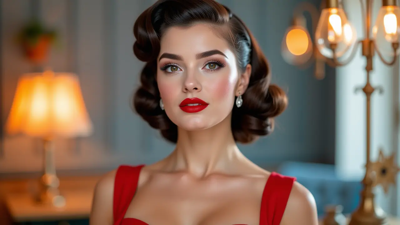 Ikoniczny styl pin up z lat 50 – moda i uroda