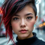 Czarno czerwone włosy: Odważne fryzury i koloryzacja