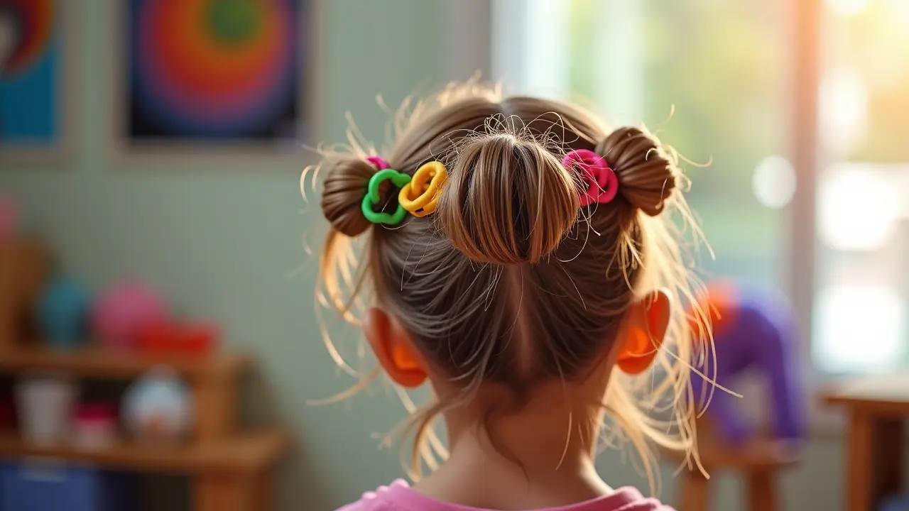 Kreatywne fryzury dla dziewczynek z gumeczkami i instrukcje