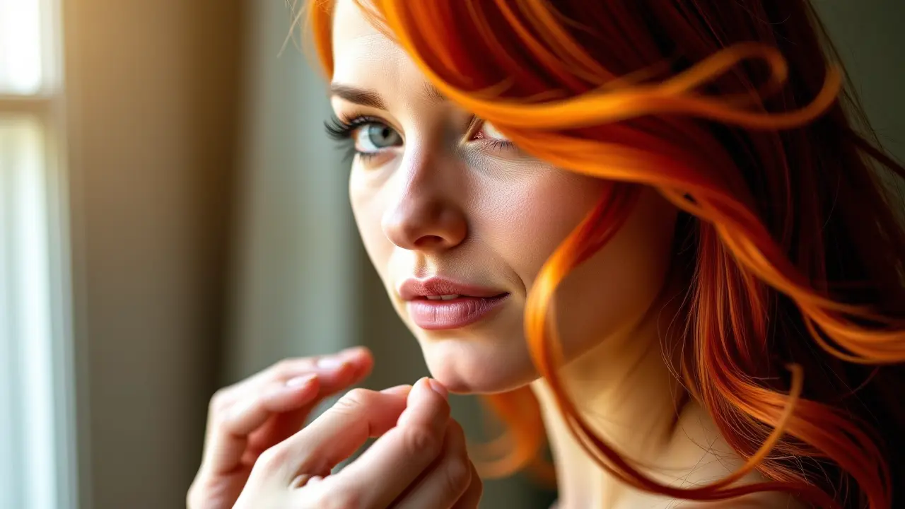 Ogniste Rude Włosy: Koloryzacja, Pielęgnacja, Stylizacja