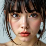 Fryzury i makijaż na wysokie czoło