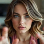 Lekko cieniowane włosy do ramion: Modne fryzury