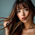 Przewodnik po stylizacji długich włosów z grzywką