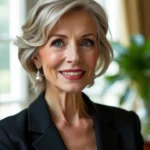 Fryzury półdługie dla pań po 60 – elegancja i styl