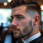 Modne męskie fryzury barberskie i cięcia
