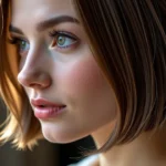 Prosty Long Bob – Elegancja i Idealna Fryzura