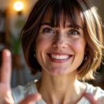 Modne odmładzające fryzury z grzywką